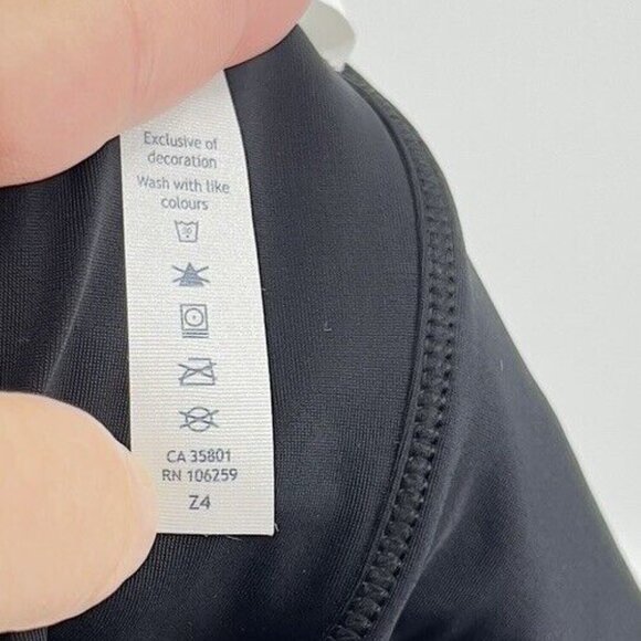 Lululemon Women's Lined Athletic Workout Shorts Size 8 Square Black Pink - Picture 5 of 6